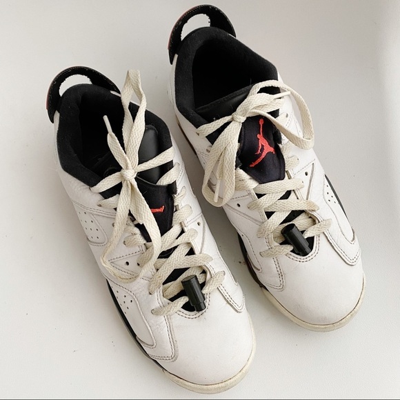 Nike Air Jordan Retro 6 Low Infrared Sneakers 6Y - Picture 3 of 13